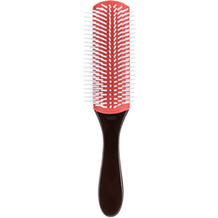9-Rows Cushion Nylon Bristle Hair Brush Women Men Curly Wet or Dry Hair view 7