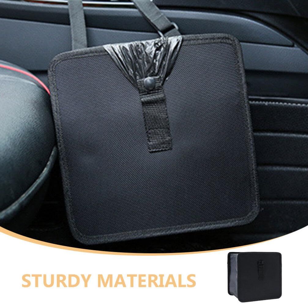 Hanging Car Trash Bag, Leakproof Car Trash Bin Hanging Collapsible Portable view 6