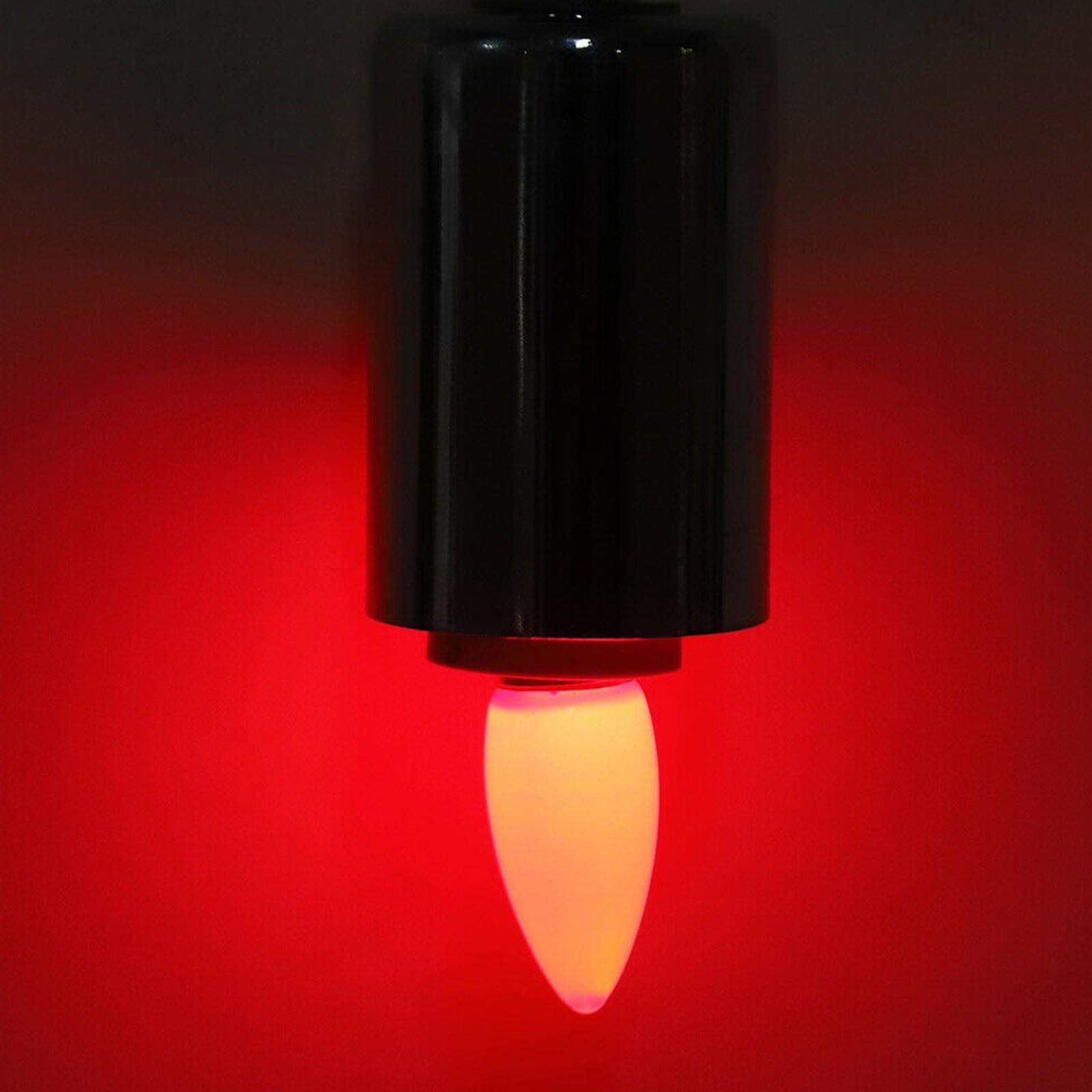 E12 Bulb Red LED Color Light Bulbs 1W LED Bulb Transparent Night Light Bulb view 5