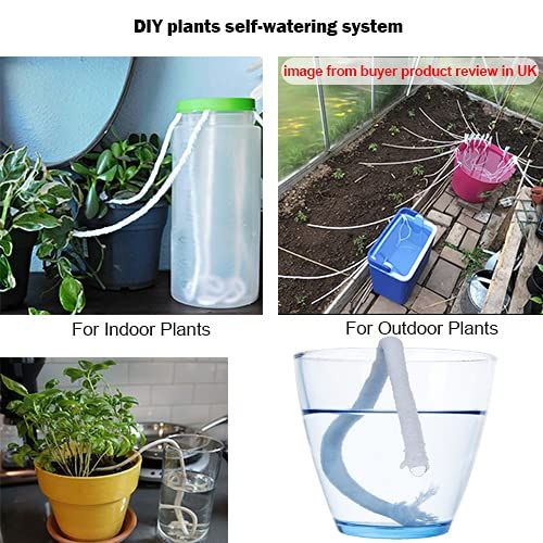 8mm 10m Self Watering Capillary Wick Cord Vacation Plant Sitter DIY Hydroponic view 8