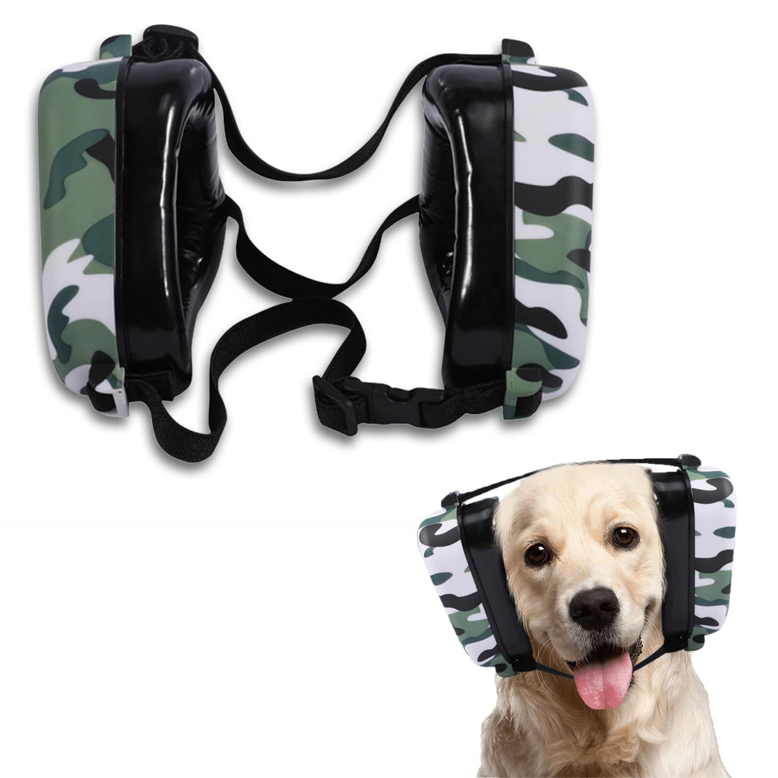 Dog Ear Muffs Noise Protection Adjustable Dog Earmuffs Ear Protection for Dogs view 2