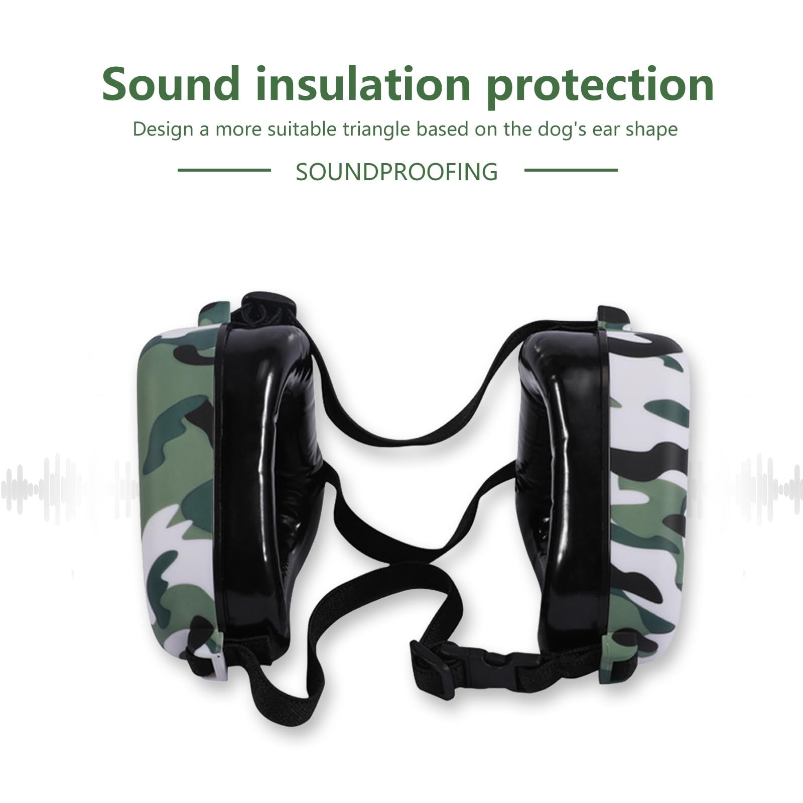 Dog Ear Muffs Noise Protection Adjustable Dog Earmuffs Ear Protection for Dogs view 4