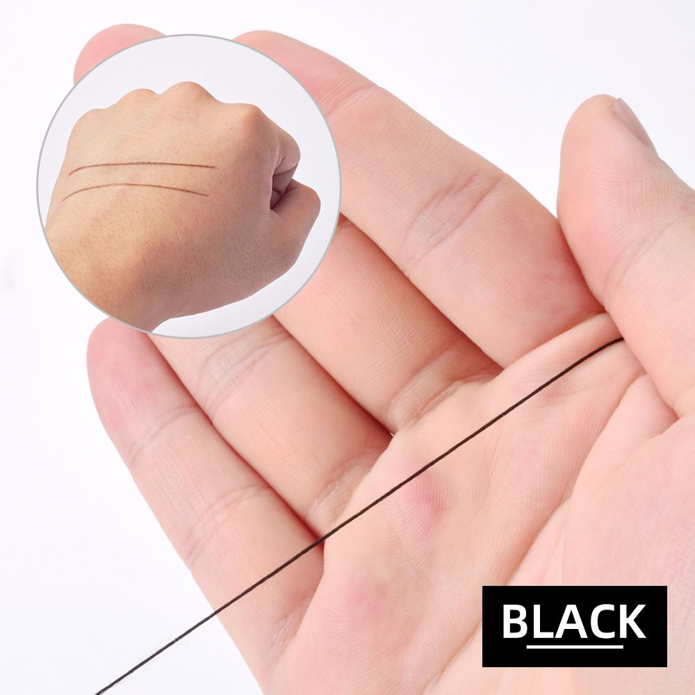 2pcs Pre Inked Microblading String Professional Eyebrow Ruler Thread Eyebrow view 5