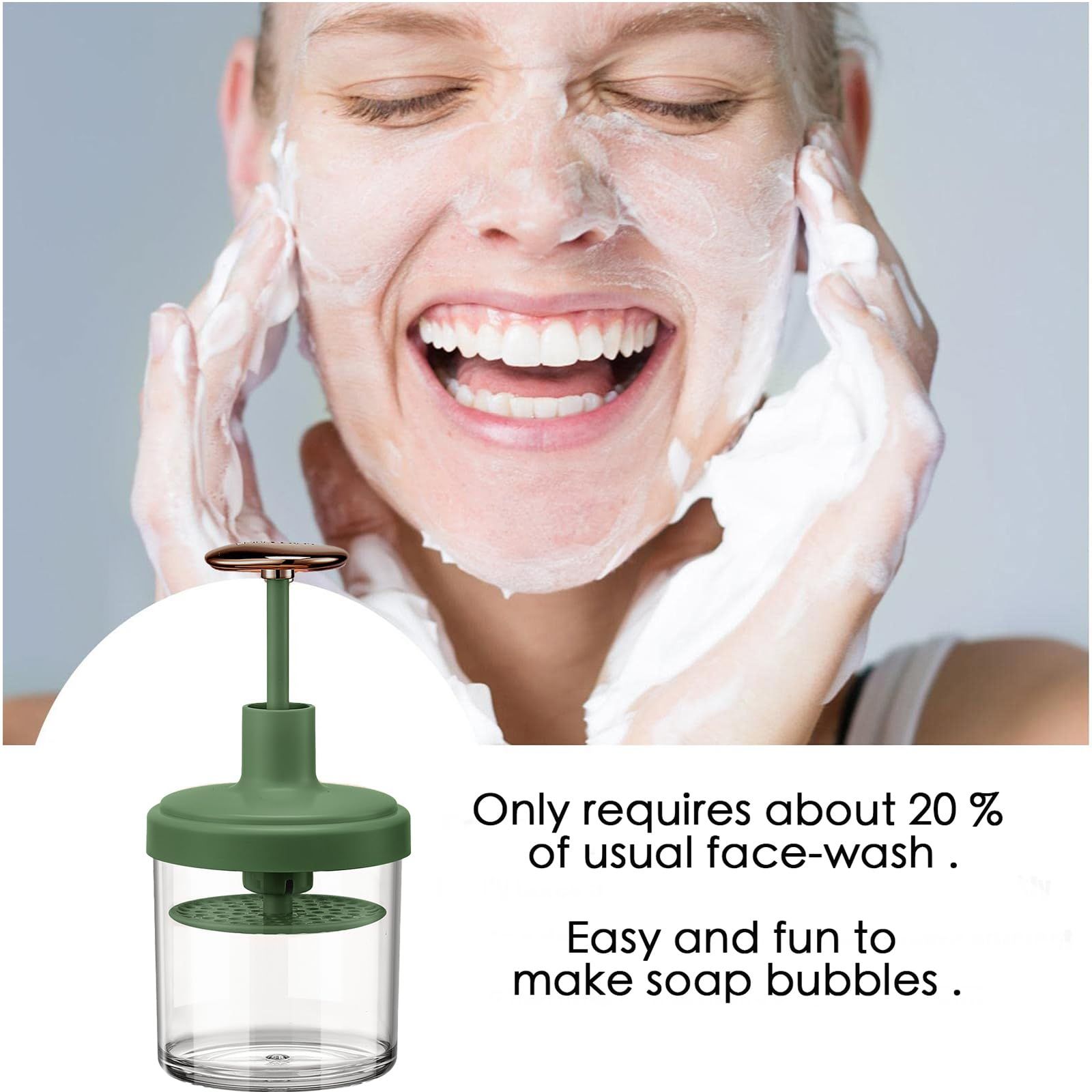 Gentle Deep Cleanser ，Rich Foam Maker for Face Wash，Foam Cleanser and Wash view 9