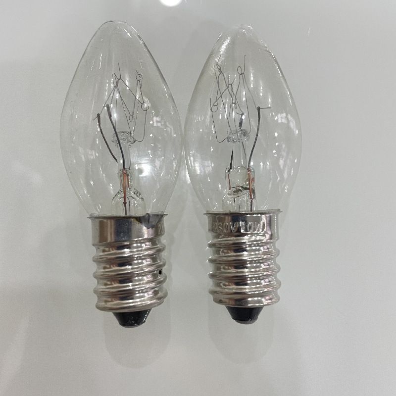 2pcs/Pack Small Screw Candle Bulbs watt Clear Edison Screw in Bulb Warm White view 5