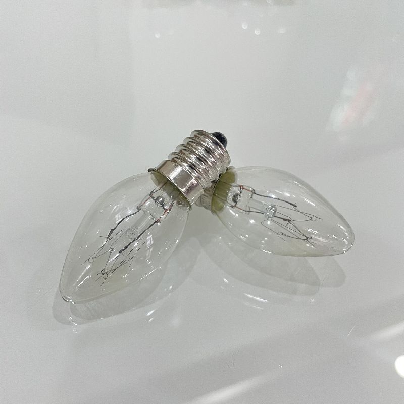 2pcs/Pack Small Screw Candle Bulbs watt Clear Edison Screw in Bulb Warm White view 9