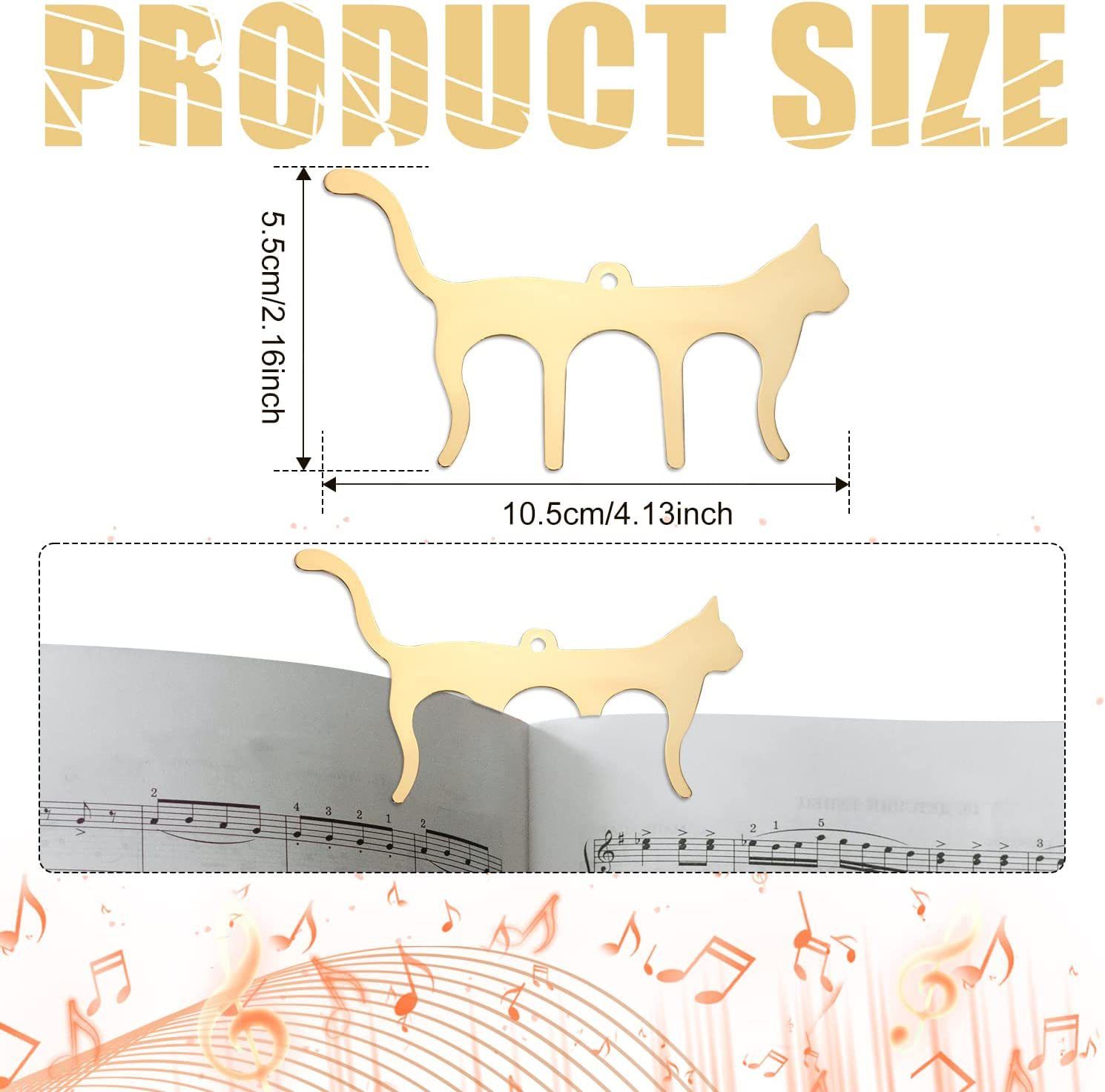 Metal Music Book Clips Sheet Music Page Holder Clips for Sheet Music Stands view 3