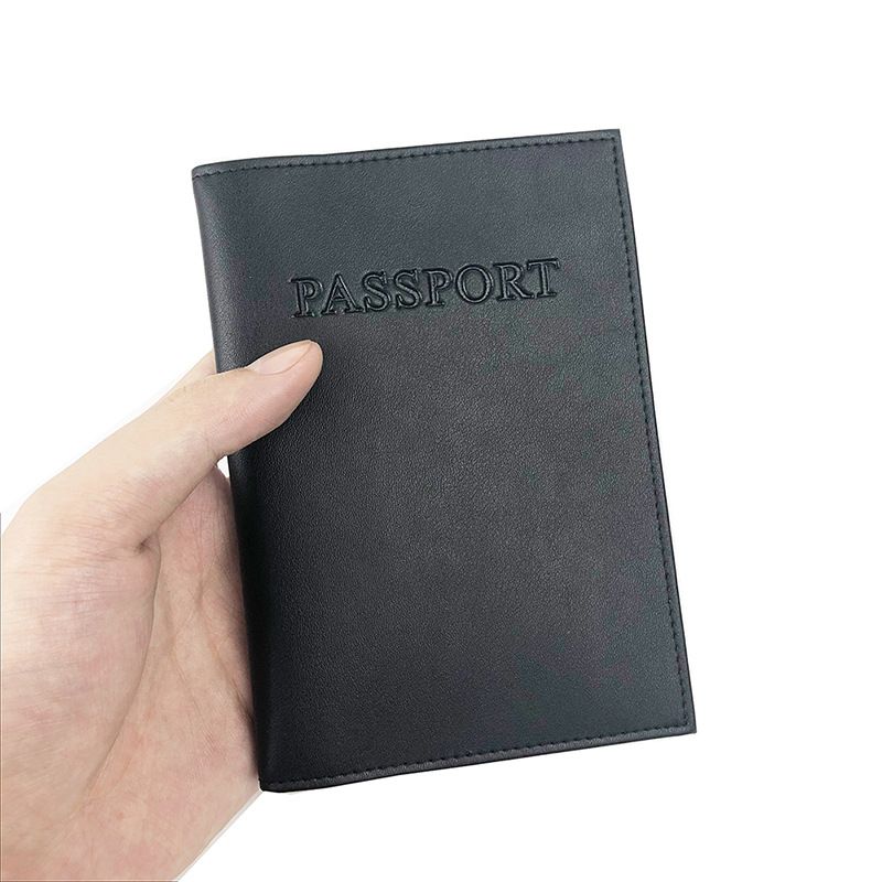 Leather Passport Holder, Passport Travel Wallet Cover Case for Men Women