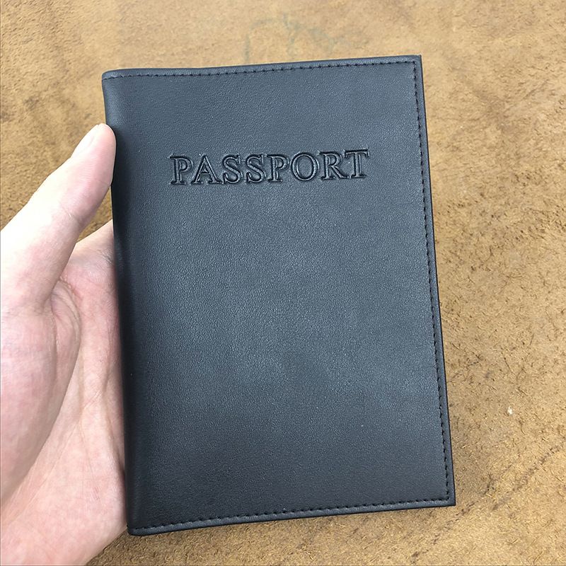 Leather Passport Holder, Passport Travel Wallet Cover Case for Men Women view 4