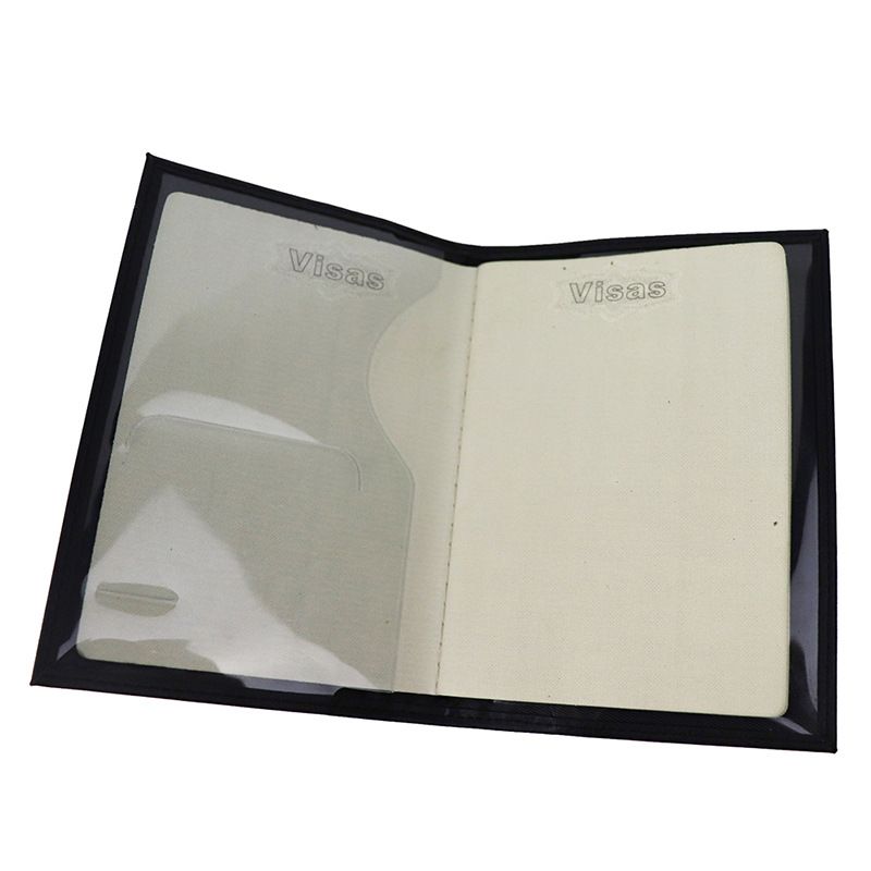 Leather Passport Holder, Passport Travel Wallet Cover Case for Men Women view 6