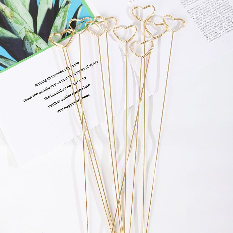 20Pcs Floral Picks Metal Floral Place Card Holder view 9