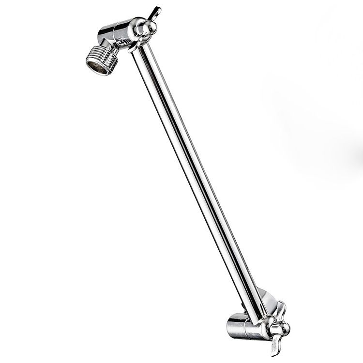 11 Inch Extra Long Adjustable Shower Head Extension Arm With Locking Set Screw view 4