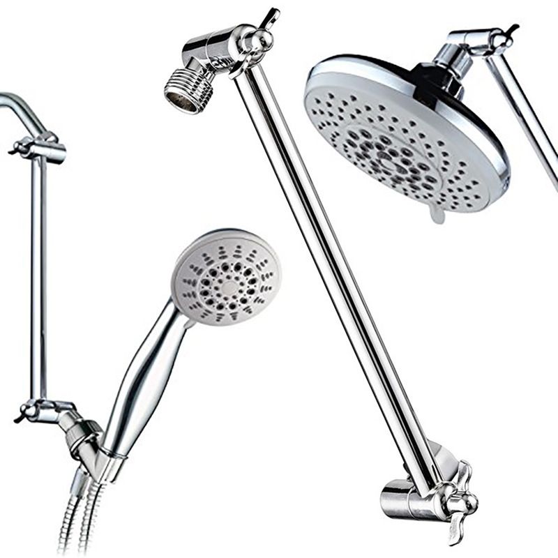 11 Inch Extra Long Adjustable Shower Head Extension Arm With Locking Set Screw view 6