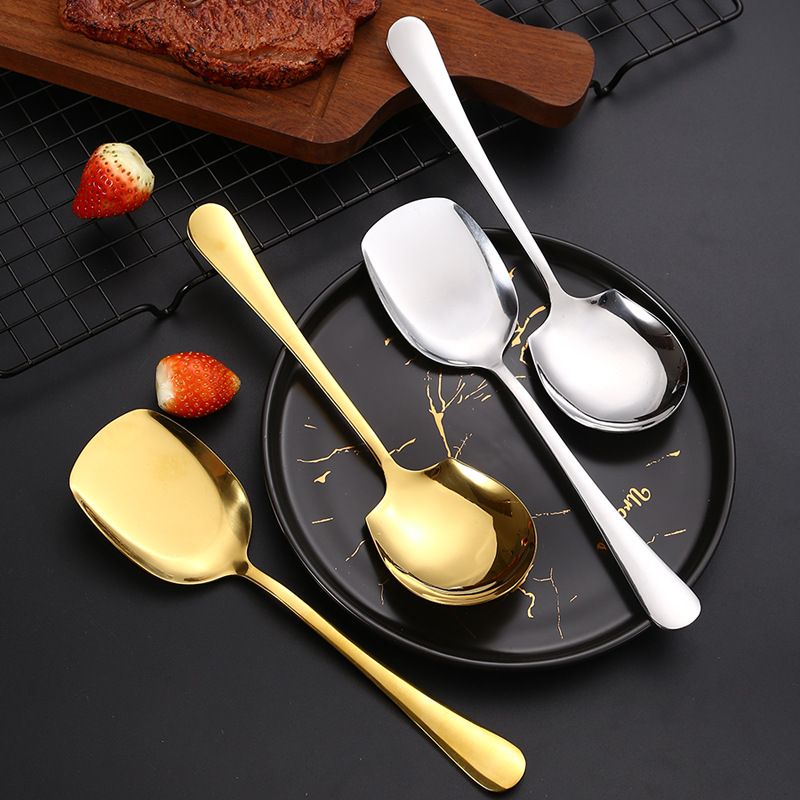 4pcs Male Spoon Male Shovel Flatware Coffee Spoons Soup Spoons Coffee Scoop view 3