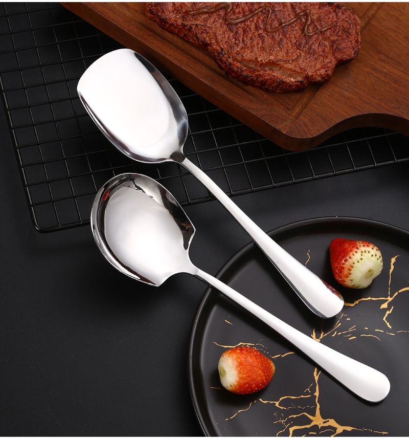 4pcs Male Spoon Male Shovel Flatware Coffee Spoons Soup Spoons Coffee Scoop view 7