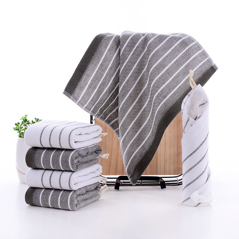 Kitchen Towels and Dishcloths Set - Pack of 6 Cotton Dish Cloths view 3
