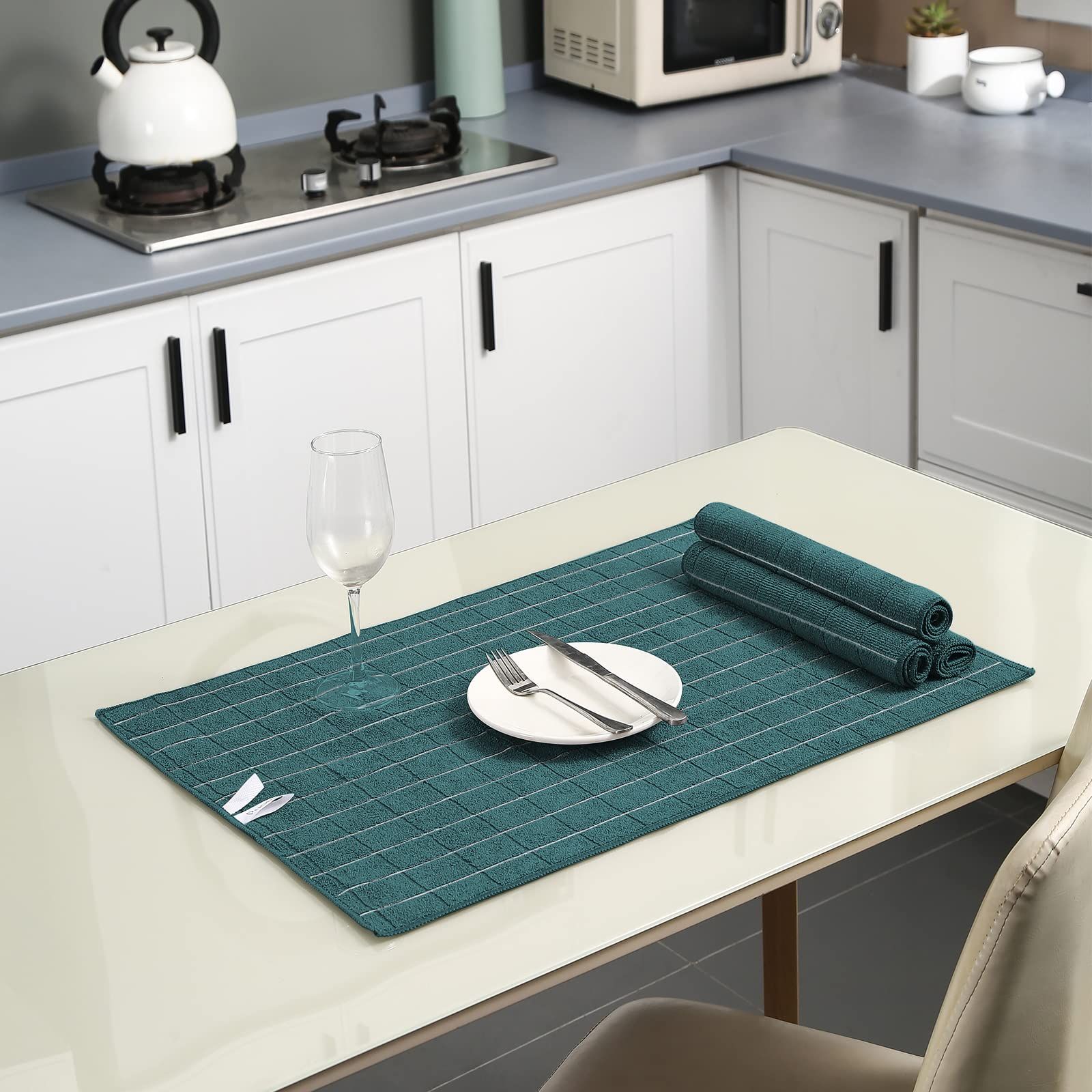 Microfiber Kitchen Towels and Dishcloths Set view 2