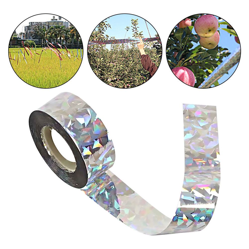 Reflective Tape Keep Birds Away Outdoor Garden Double Side Bird Flash Tape view 2