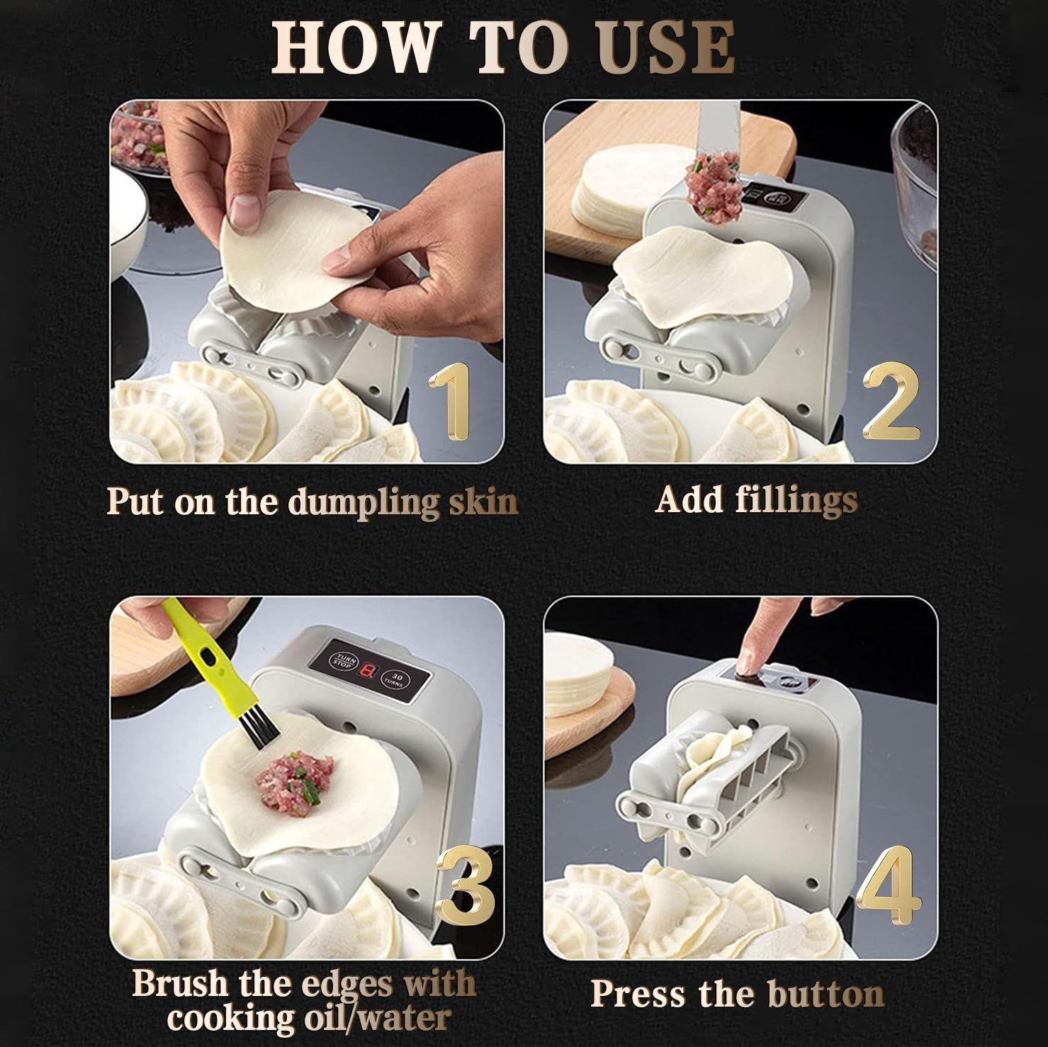 Household Quicken Dumpling Maker Press Mould view 2
