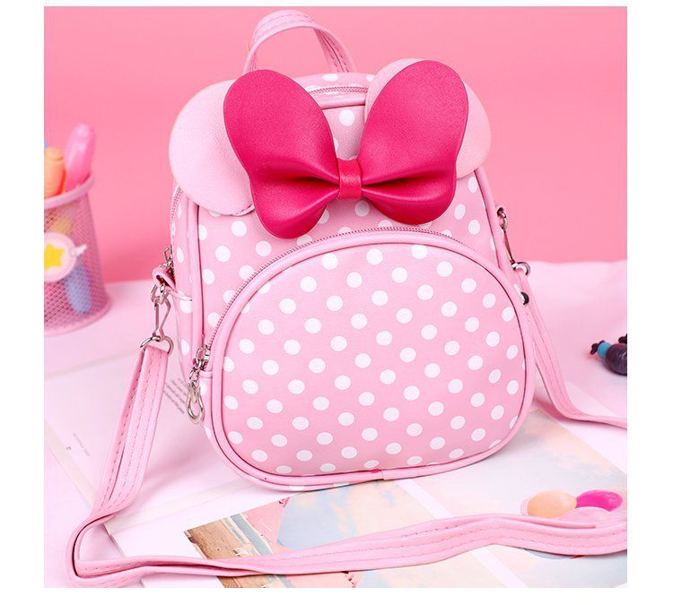 Backpack for Girls Small Backpack Cute Mini Mouse Backpack for Toddler Girl view 3