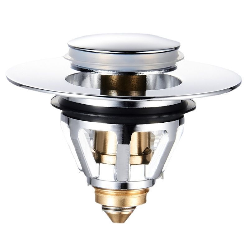 Universal Bathroom Sink Drain Stopper Replacement - Stainless Steel Drain Cover