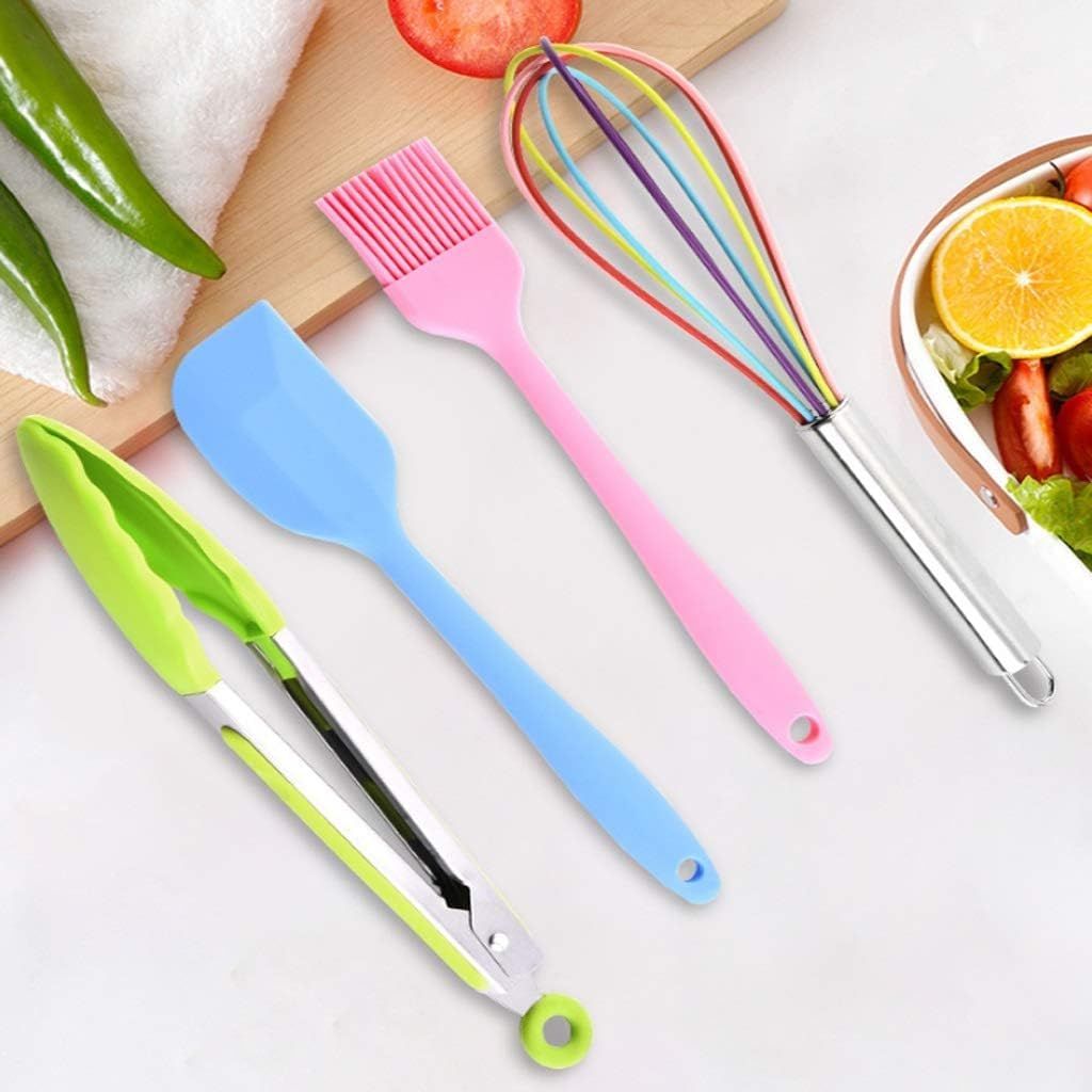 Cooking Spoon,Kitchen Utensil Set,Colorful Silicone Cooking Utensil Set view 4