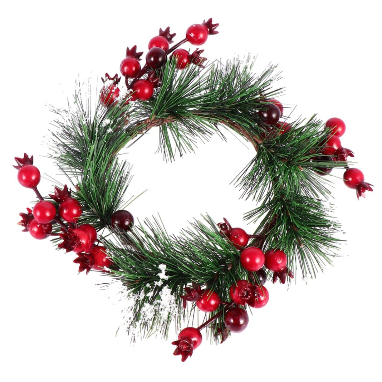 Xmas Table Centerpiece Xmas Garland Wreath Fake Plant Wreath Pine Cones