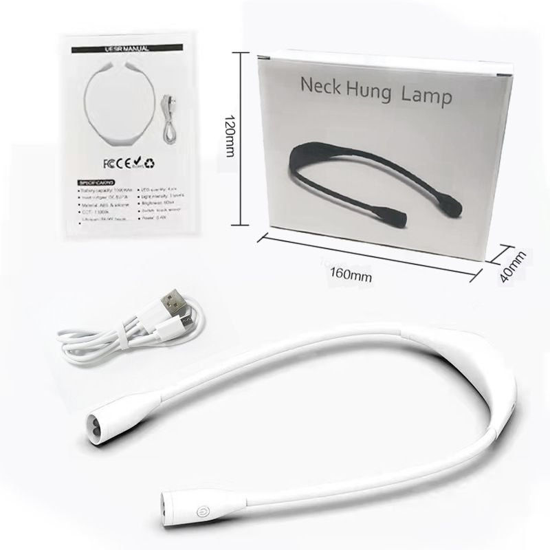 Neck Reading Light LED Book Light for Reading in Bed with Stepless Dimming view 5