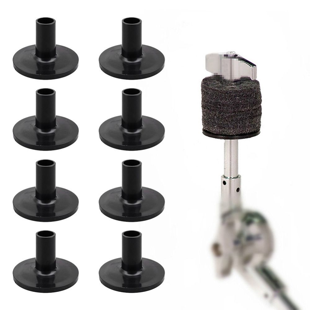 Sleeves 8 PCS Black Drum Sleeves Replacement for Shelf Drum Kit High quality view 3