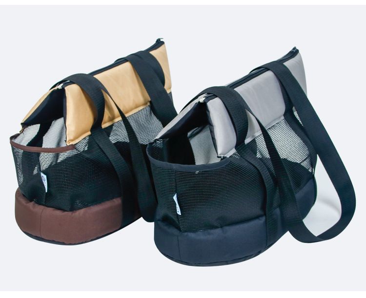 Portable Pet Cat Tote Bag Mesh Big Capacity with Safety Strap Breathable- Pet view 4