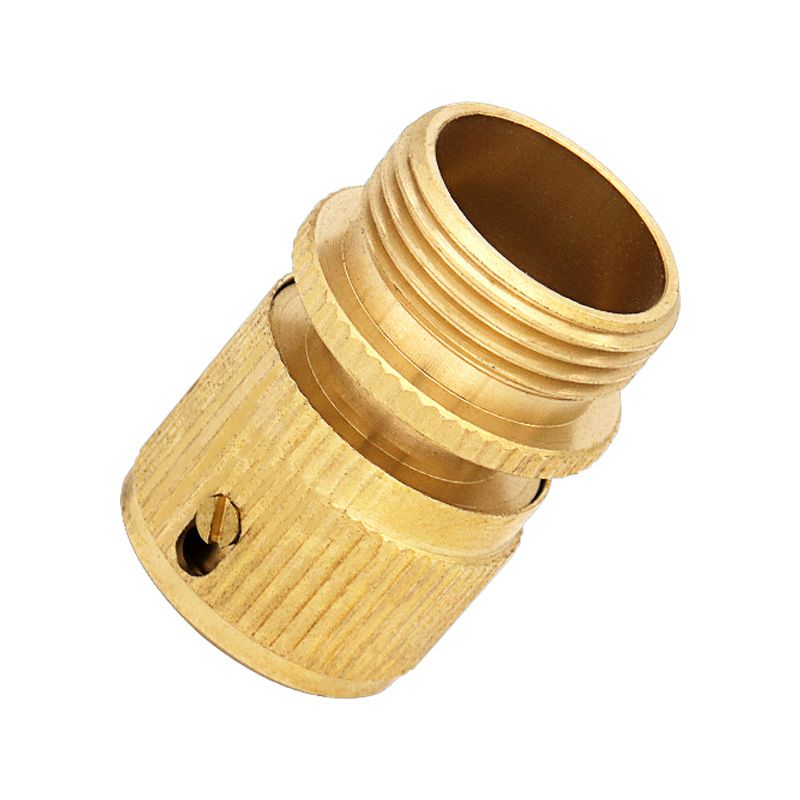 Car Wash Water Tube Connector Copper Garden Hose Quick Connector Copper Pipes view 3