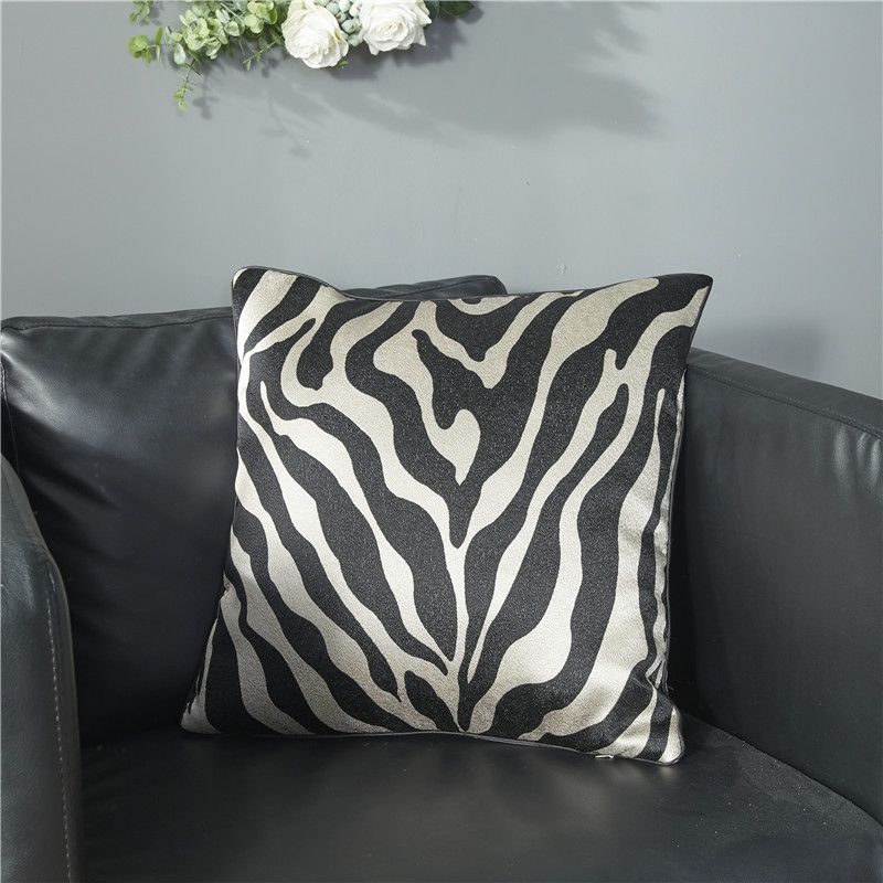 Print Striped Pillow Covers 18x18 in Couch Pillow Case Sets of 4 Modern view 5