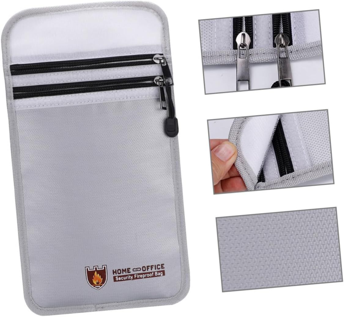 File Bag Fire Resistant Money Bag Fire Resistant Document Holder Money Cash view 5