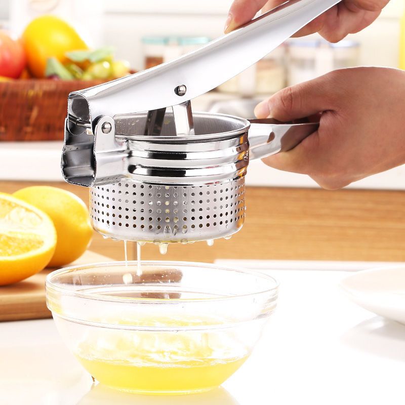 Pro-Grade Multi-Purpose Squeezer Premium Stainless Steel Juicer Manual Food view 5
