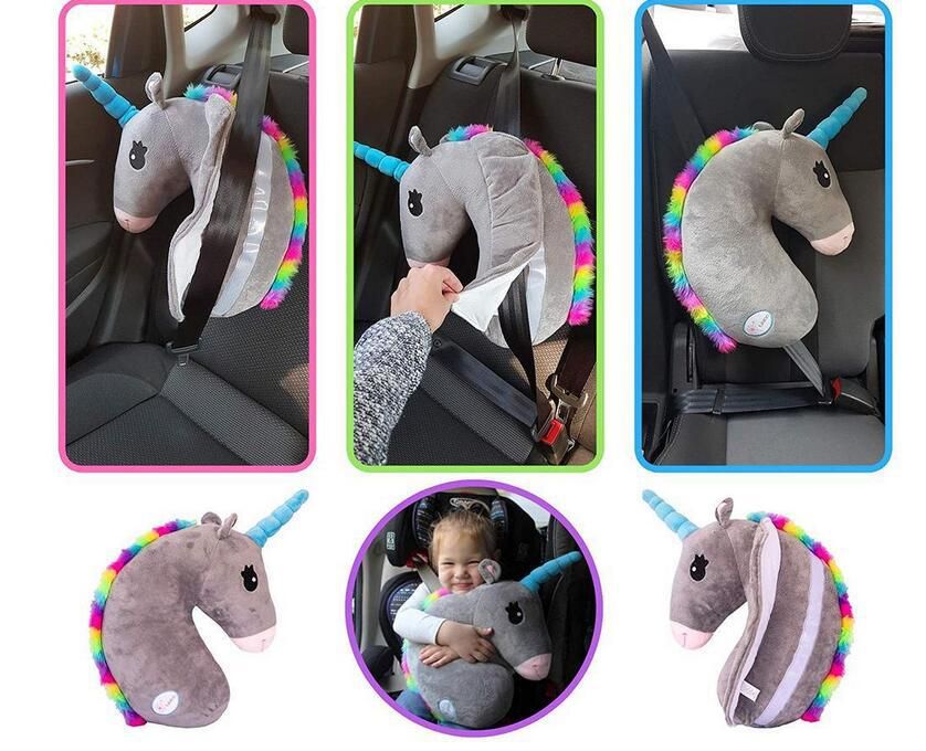 Plush Pillow, Ultra Soft and Cuddly Rainbow Color Stuffed Pillow for Kids view 4