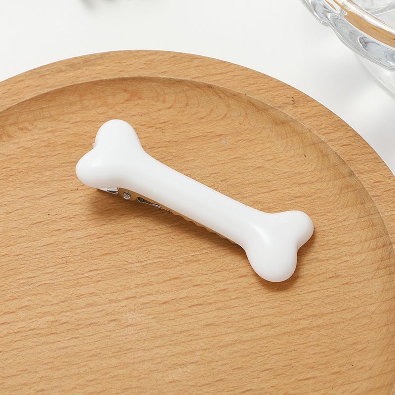 Dog Bone Hair Clips Dog Bone Alligator Clips Bones Hair Barrettes Halloween view 2