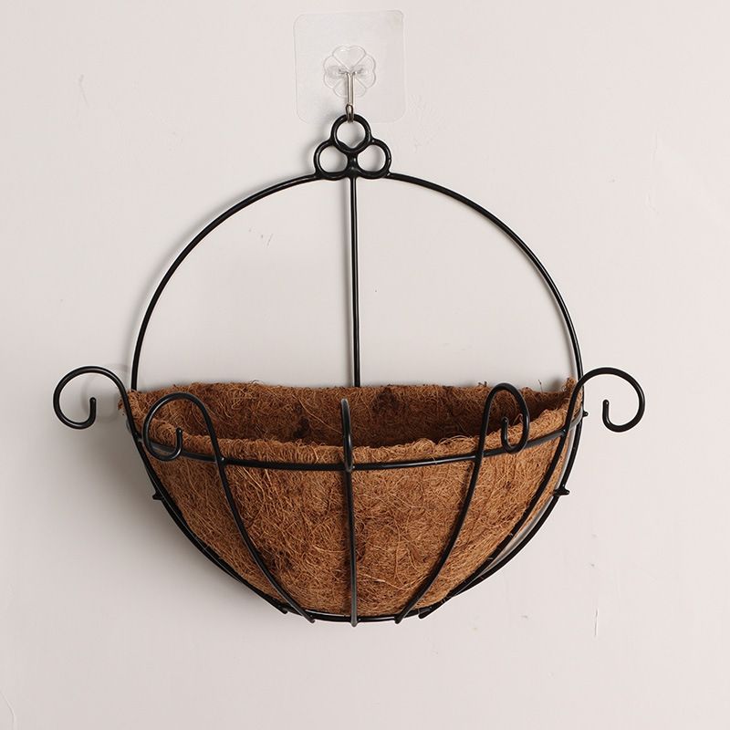 Plant Hanging Flower Basket Outdoor Ceramic Outdoor Planter Hanging Basket view 2