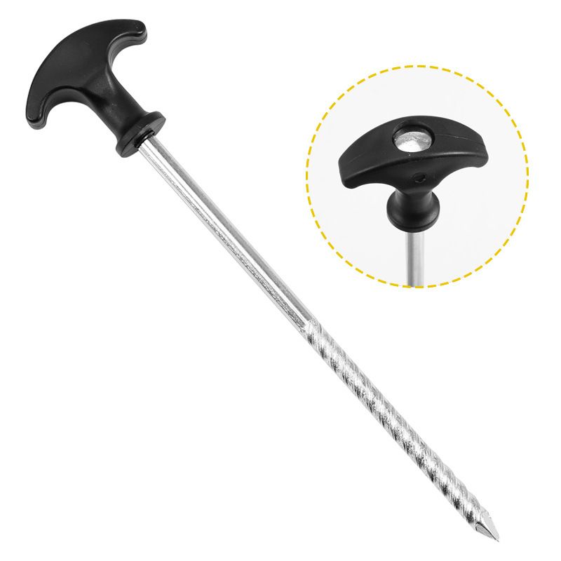 10 pcs Anti-Rust Travel Lengthening Tent Nail Thickening for Hard Frozen view 2