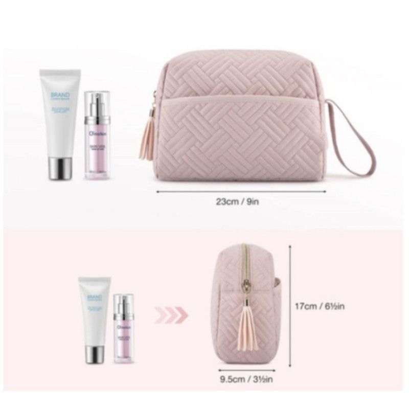 Small Makeup Bag, Travel Cosmetic Bag Make Up Pouch Small Travel Essentials view 4