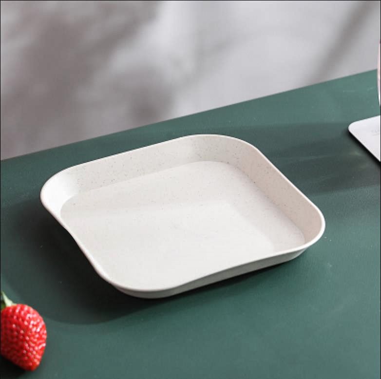 Multifunction Snack Plates Unbreakable 4pcs Set Healthy Food-grade Dinner view 3