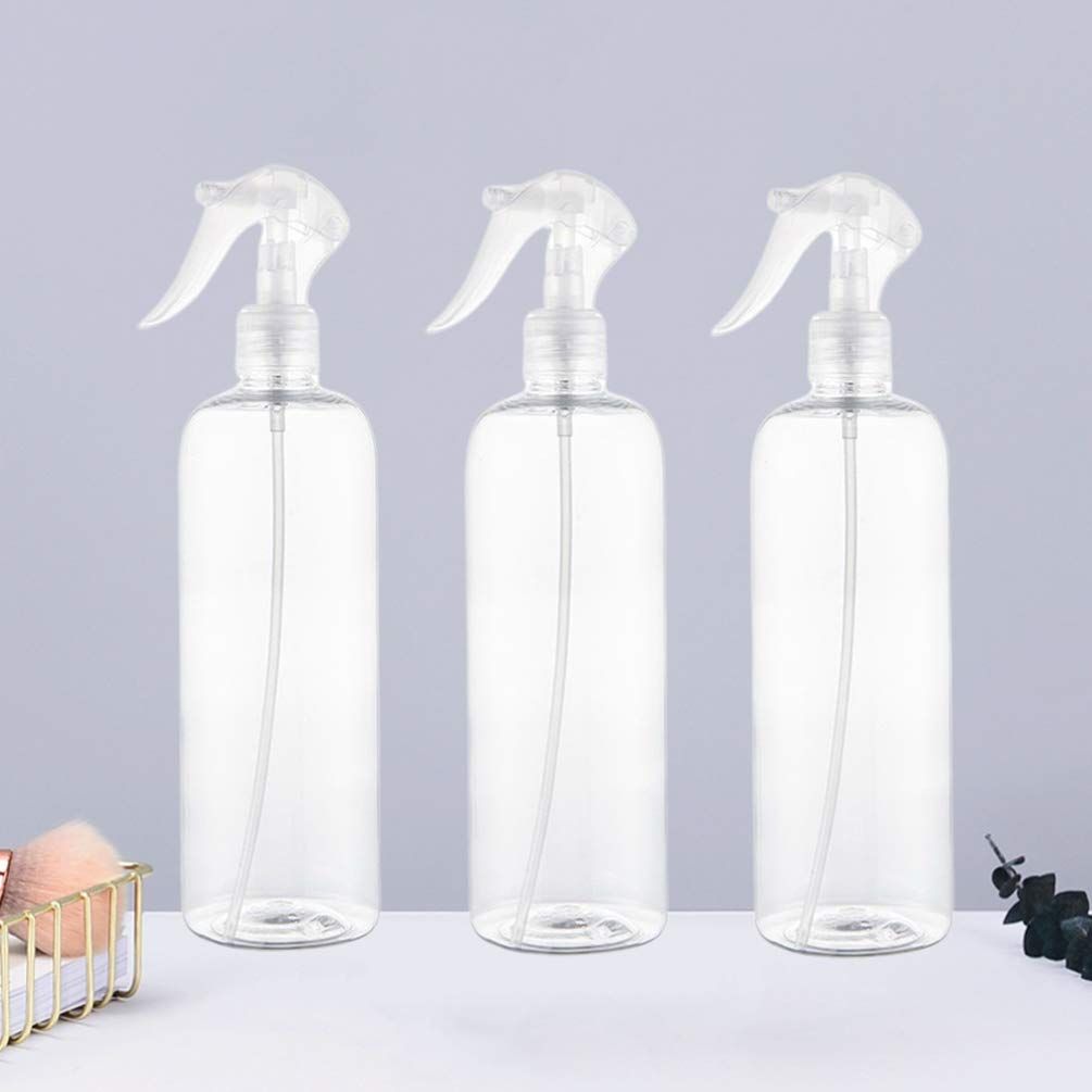 3 Pcs Plastic Spray Bottle Empty Mist Spray Bottle Trigger Sprayer Leak Proof view 2