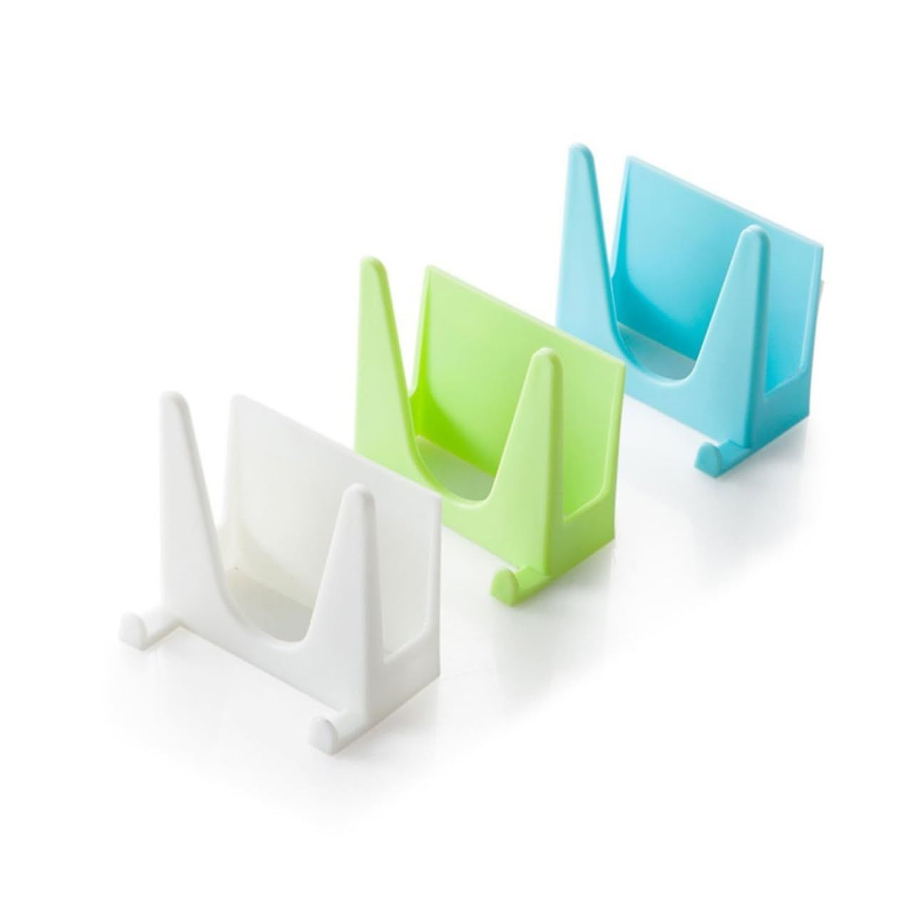 3 Pcs Pan Cover Mount Pot Lid Holder Pot Lid Organizer Pot Cover Rack Pan Lid view 2
