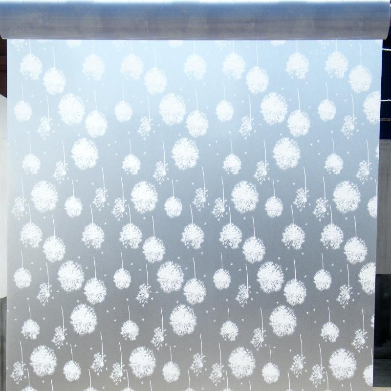 window privacy film,of dandelion glue-free glass film, opaque glass film for view 2