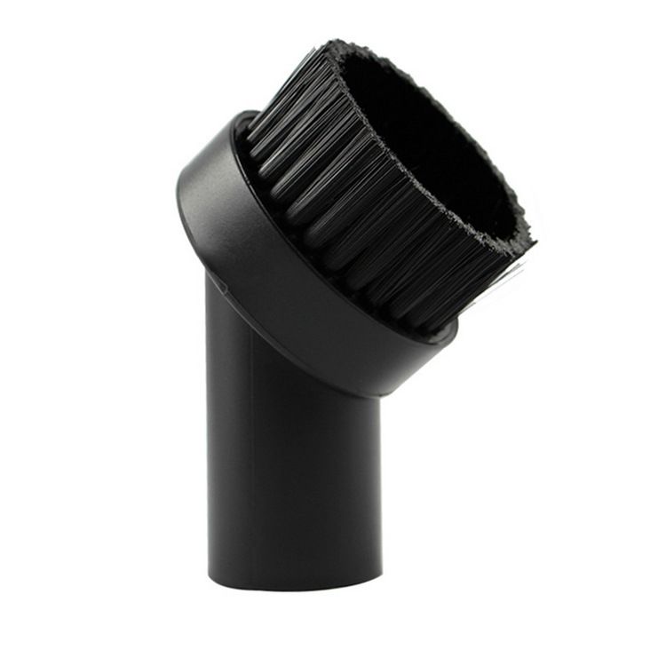 Long Horse Hair With Universal Connector Small Round Dust Suction Brush Vacuum view 2
