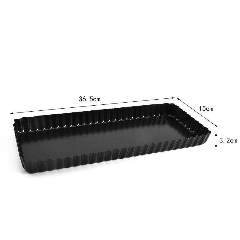 Non Stick Baking Sheet Nonstick Baking Pan Easy to Clean Fluted Pie Tart Pan view 3