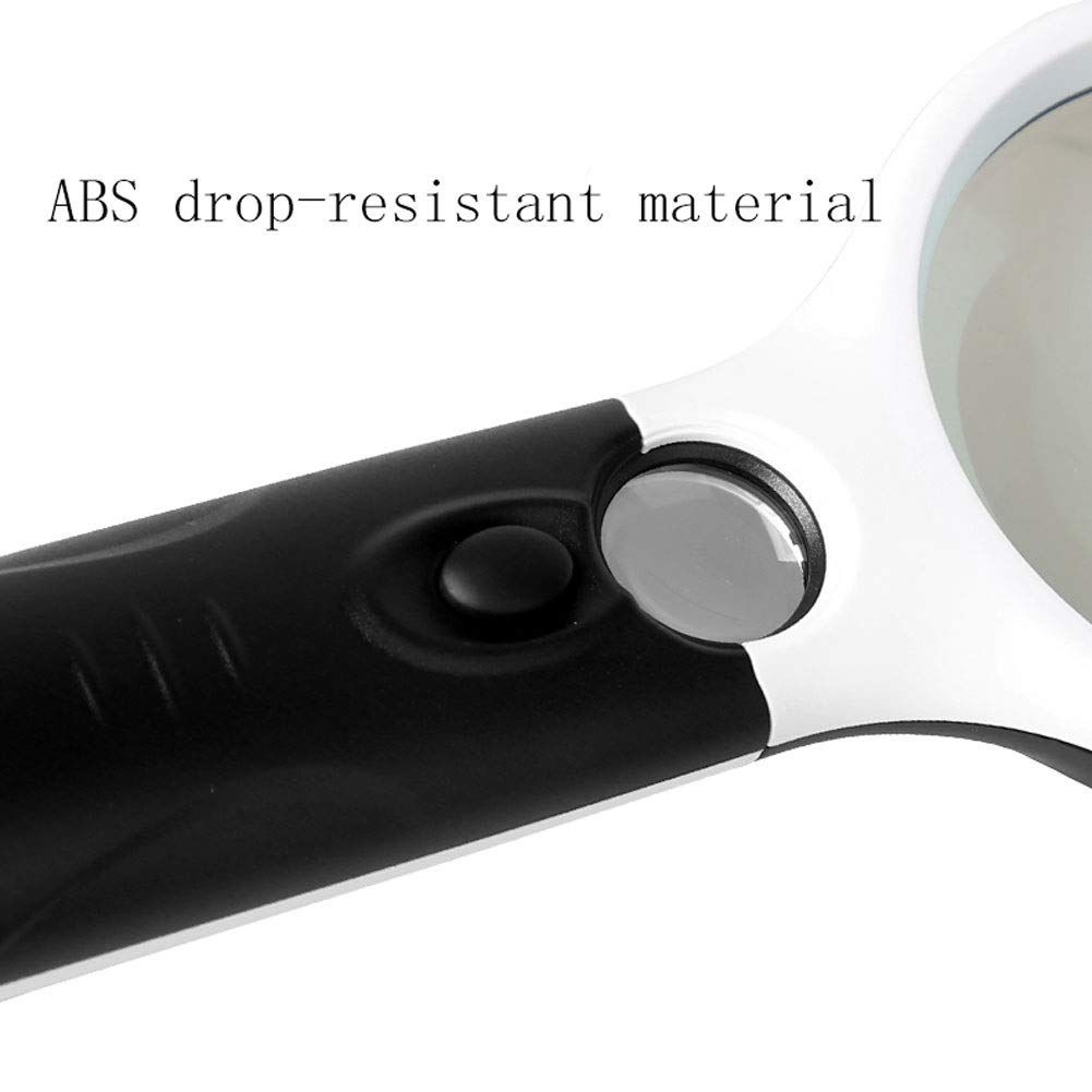 Magnifying Glasses Hand-held Illuminated Magnifier for The Visually Impaired view 4