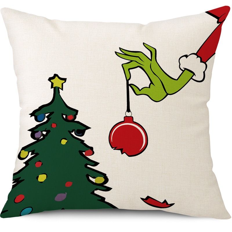 Plaid Christmas Pillow Covers view 4