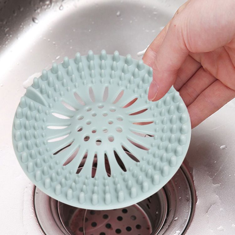 3 Pack Hair Catcher Durable Silicone Hair Stopper Shower Drain Covers view 4