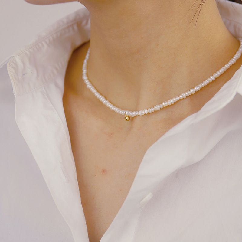 Women Crystal Bead Necklace Beach Necklaces Necklaces for Women Pearl Beaded view 2