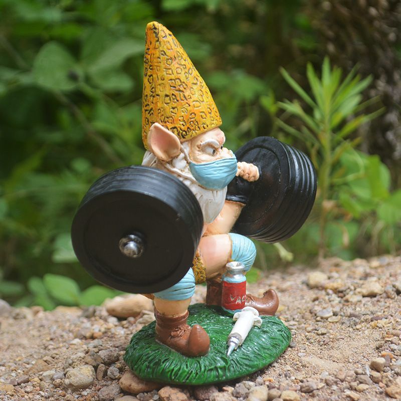 Garden Gnomes Outdoor Statues Workout Decorations for Home & Outdoor for Patio view 3